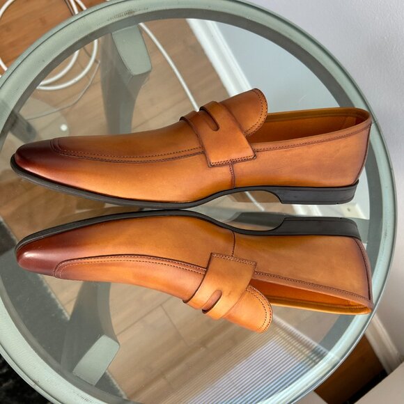 MAGNANNI Vince Leather Penny Loafer